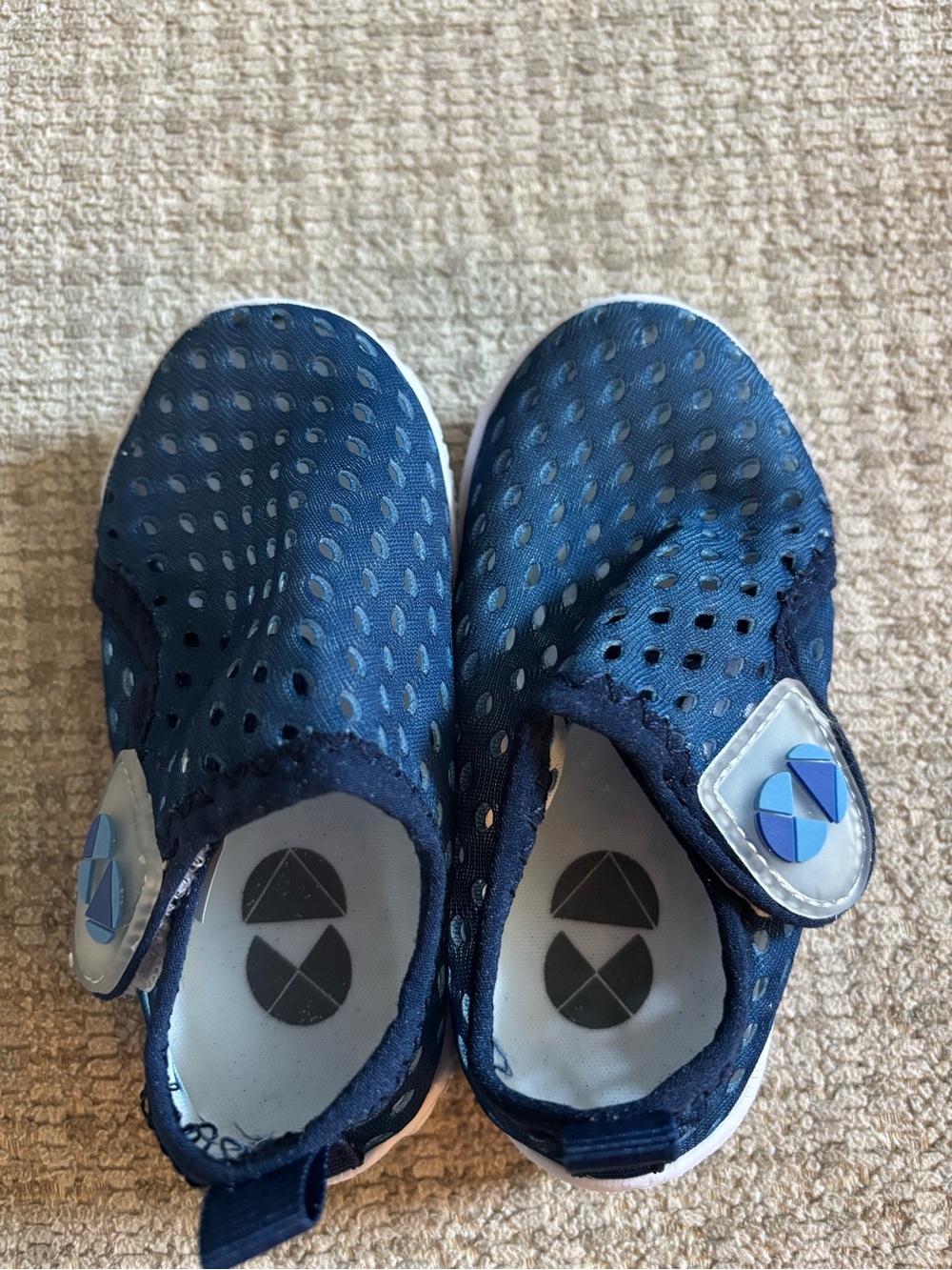 Kids Navy Blue Slip-On Water Shoes